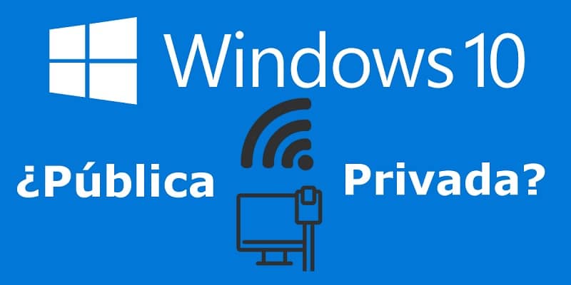 red publica o privada windows 10